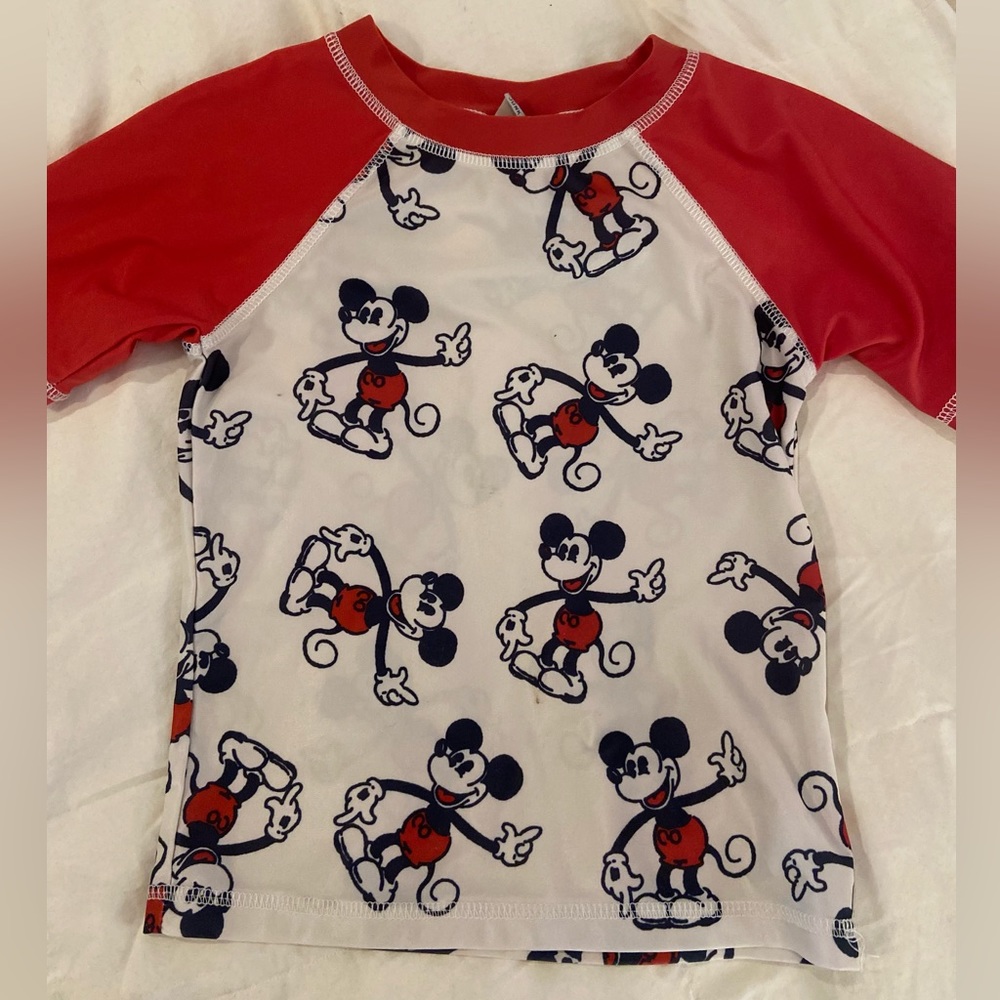 Mickey Mouse Rash Guard 5T
